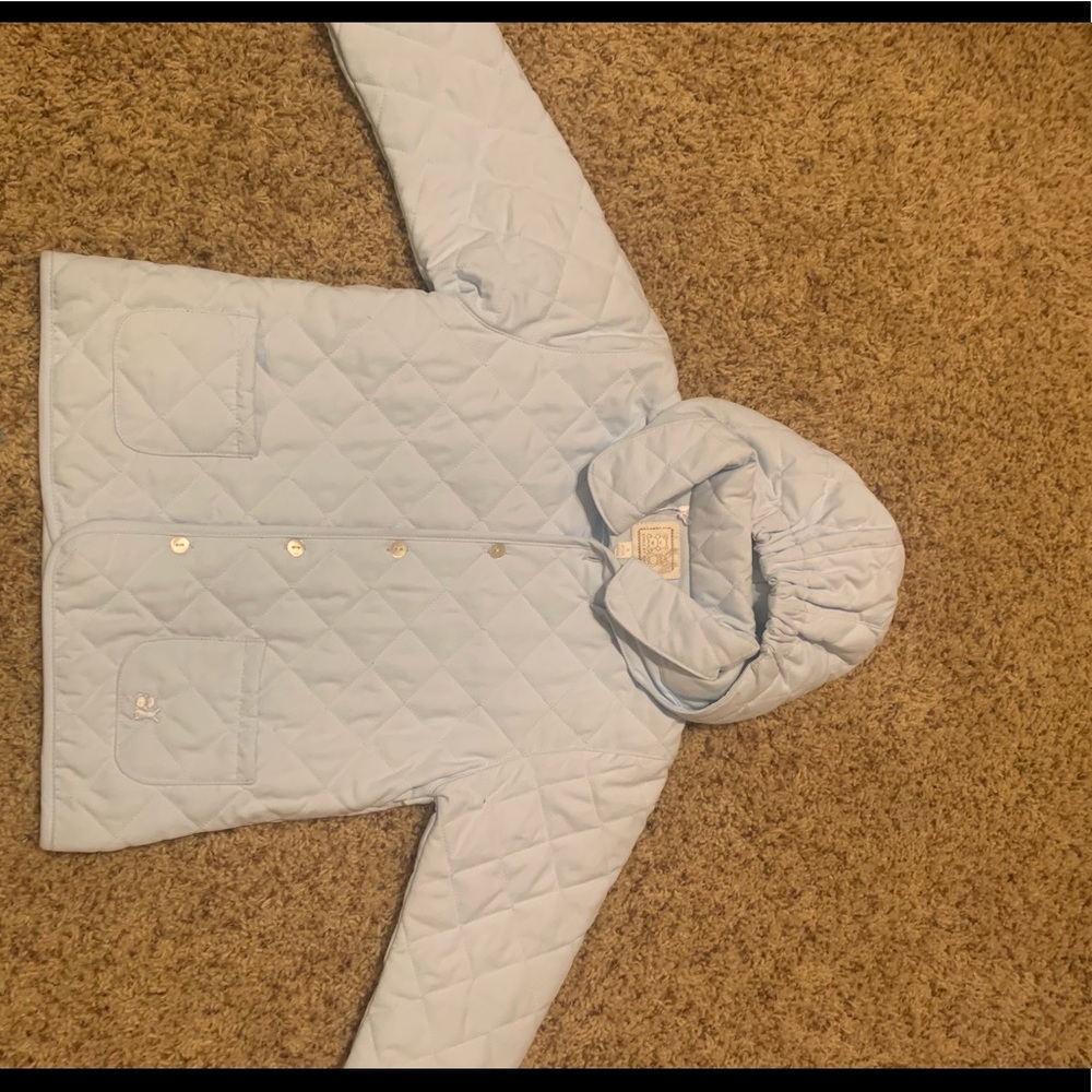 Brand new Baby blue Emile et Rose jacket 18 months